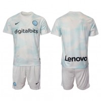Inter Milan Fußballbekleidung Auswärtstrikot Kinder 2022-23 Kurzarm (+ kurze hosen)
